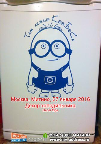 Декор холодильника (Decor frige), Москва, Митино, 27 января 2016