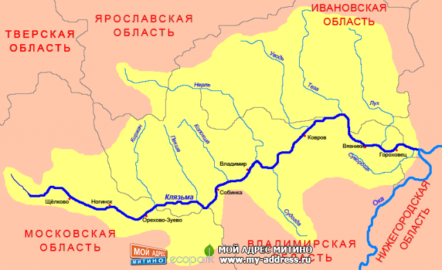 Бассейн реки Клязьмы